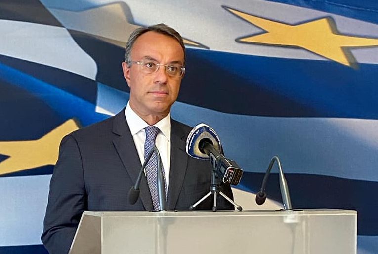 Greek Finance Minister Christos Staikouras.