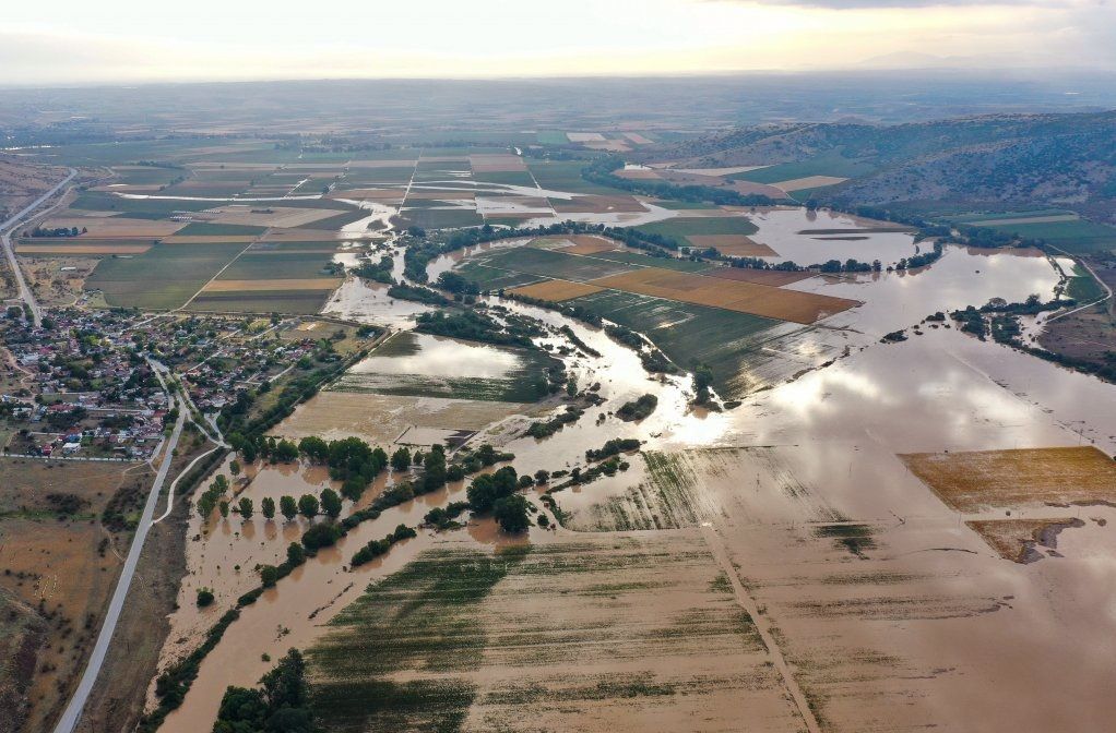 Floods in Central Greece. Photo source: General Secretariat for Civil Protection