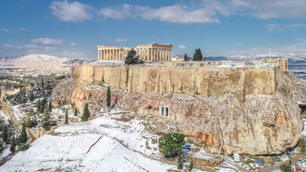 Acropolis Snow