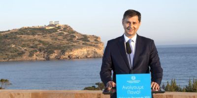 Greek Tourism Minister Harry Theoharis.