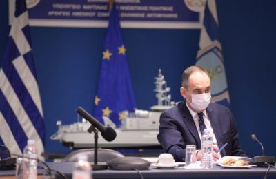 Greek Shipping Minister Yiannis Plakiotakis.