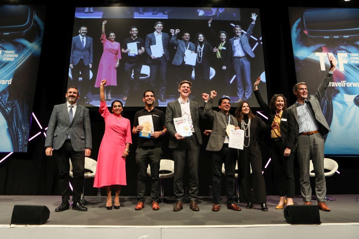 Winners of the Front Runners Travel Tech Competition for start-ups.