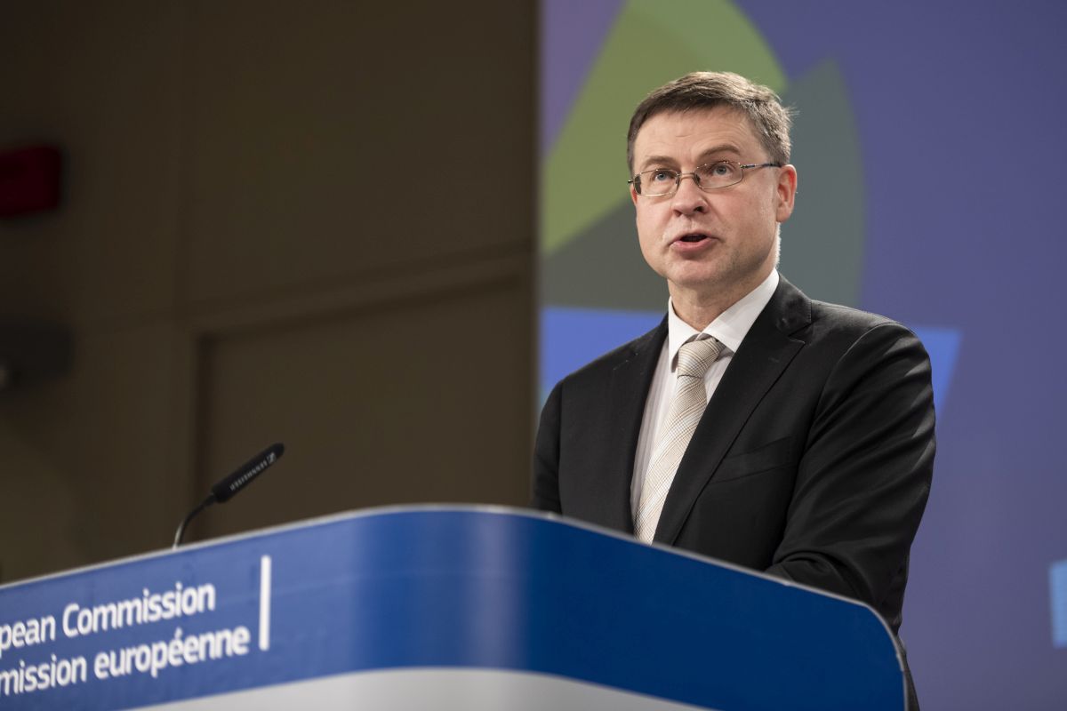 European Commission Executive Vice President Valdis Dombrovskis. Photo source: European Commission / Photographer: Lukasz Kobus