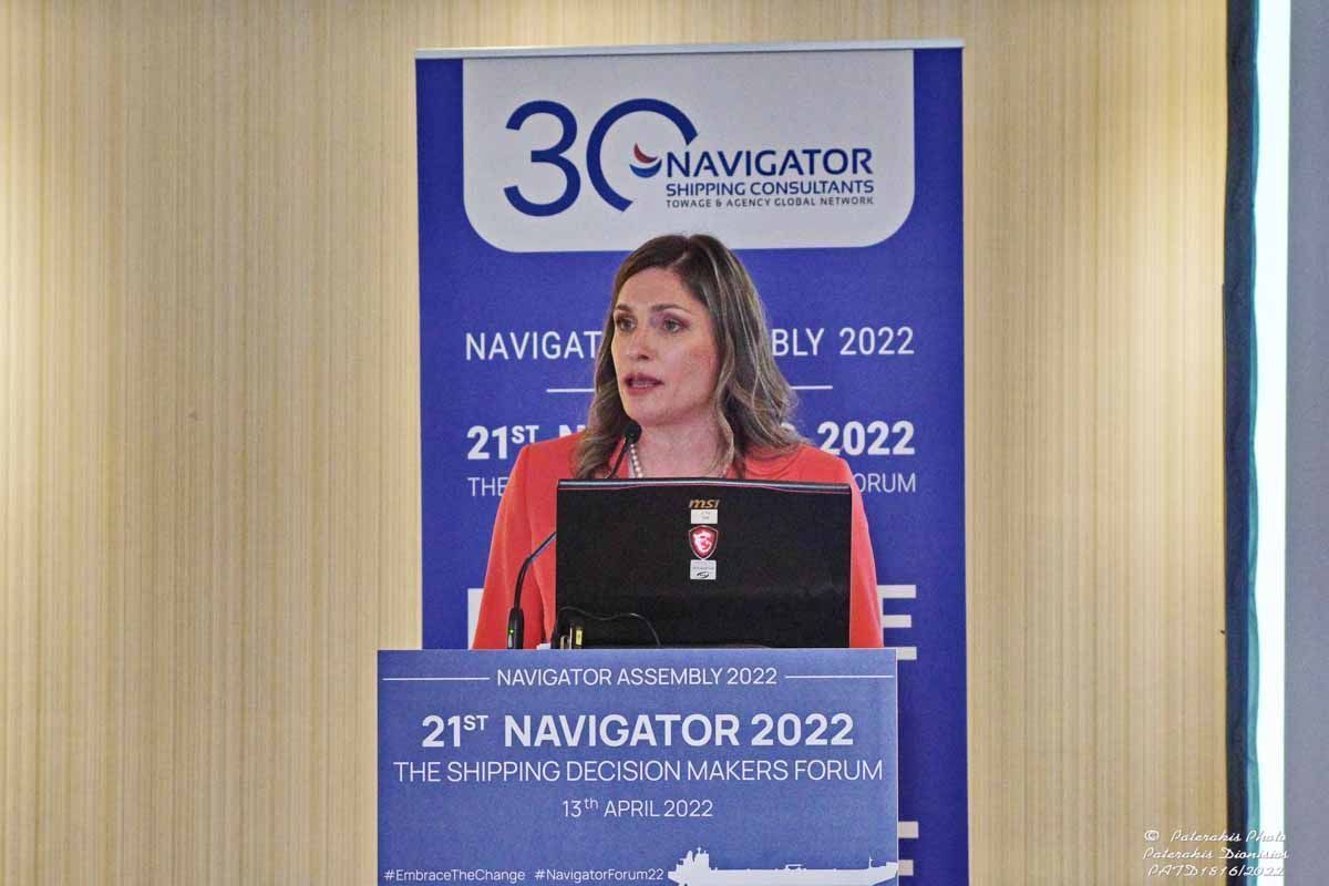 Δανάη Μπεζαντάκου, CEO Navigator Shipping Consultants | source: Navigator Shipping Consultants