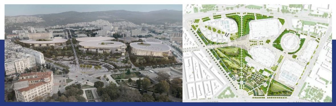Impression of the revamped Thessaloniki International Exhibition Center.