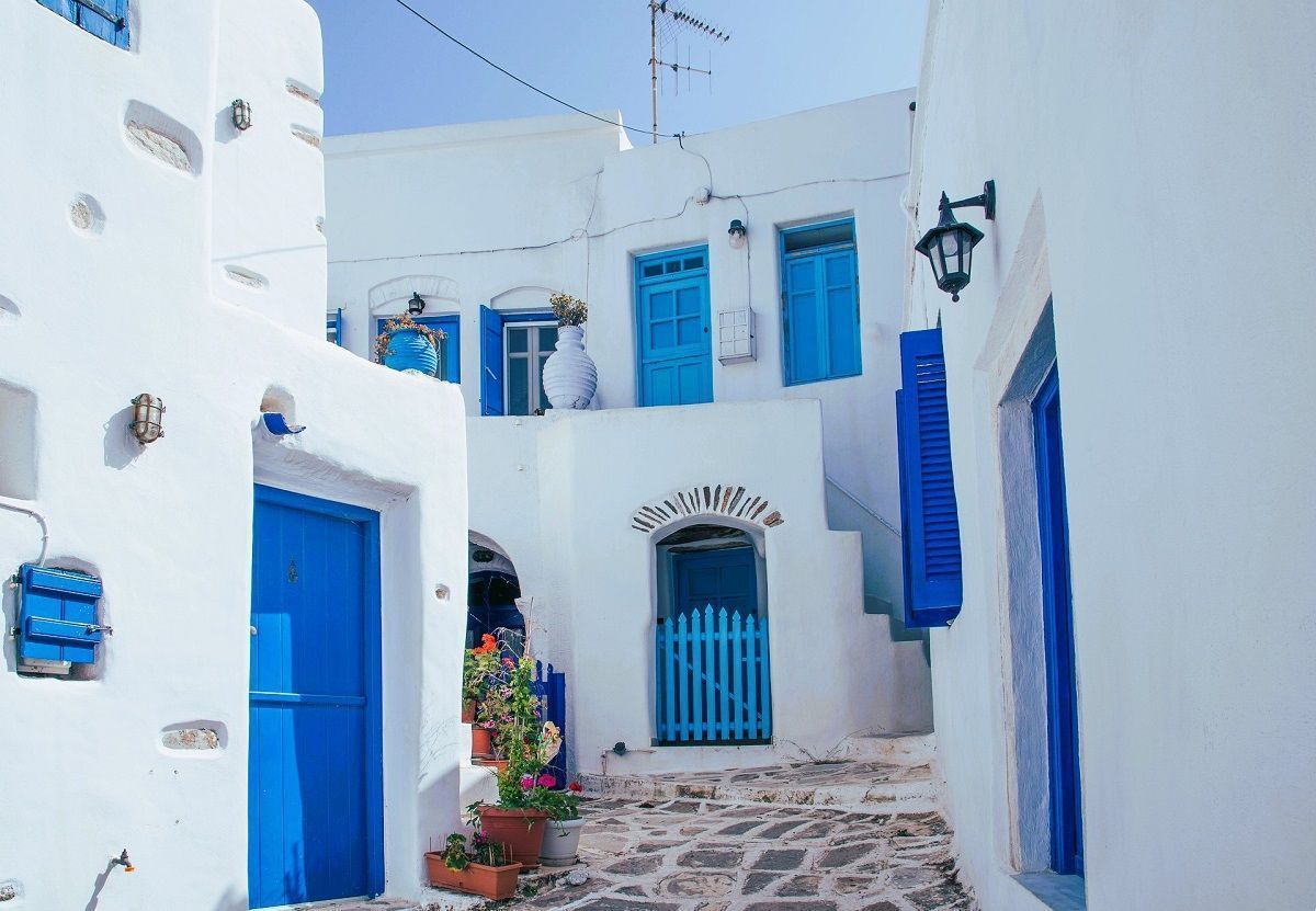 Houses on Paros, Cyclades.