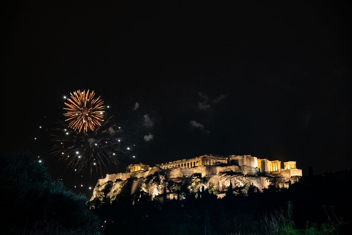New Year's celebration in Athens. Photo source: Municipality of Athens.