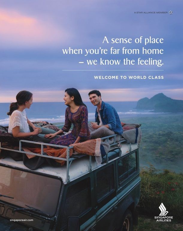 Singapore Airlines global campaign ad. Photo source: Singapore Airlines.