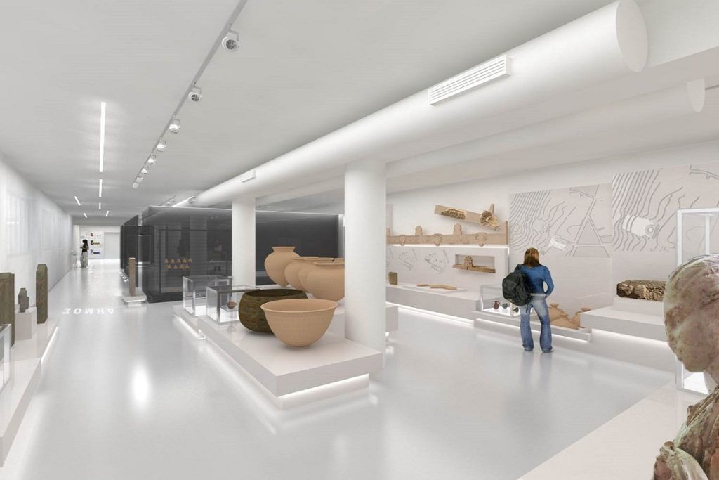 Photorealistic depiction of the revamped Argos Archaeological Museum. Photo source: Ministry of Culture.