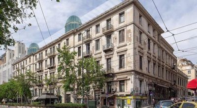 The Schliemann–Mela Mansion on central Panepistimiou Street in Athens. Photo source: Mitsis Hotels