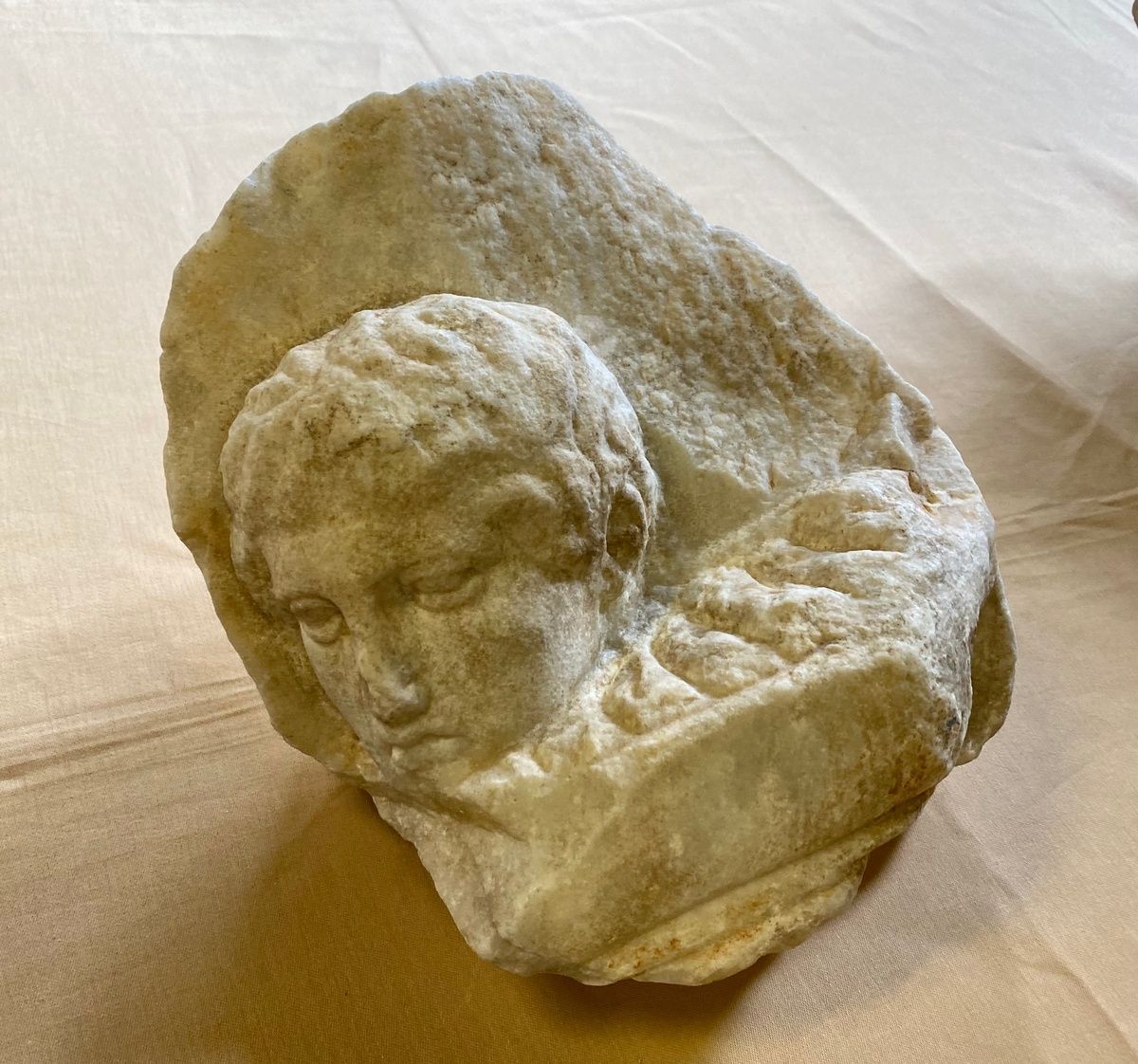 One of the Parthenon fragments from the Vatican at the Acropolis Museum. Photo source: Ministry of Culture