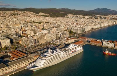 A cruise ship in Thessaloniki. Photo source: Posidonia Exhibitions