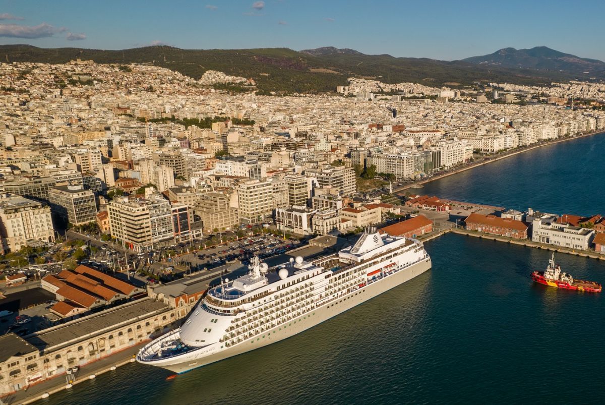 A cruise ship in Thessaloniki. Photo source: Posidonia Exhibitions