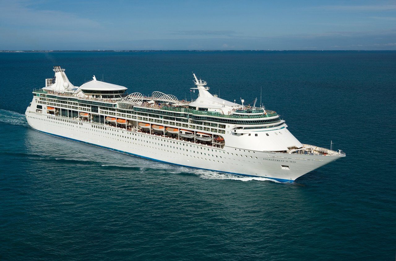 Royal Caribbean's Enchantment of the Seas cruise ship. Photo source: Royal Caribbean