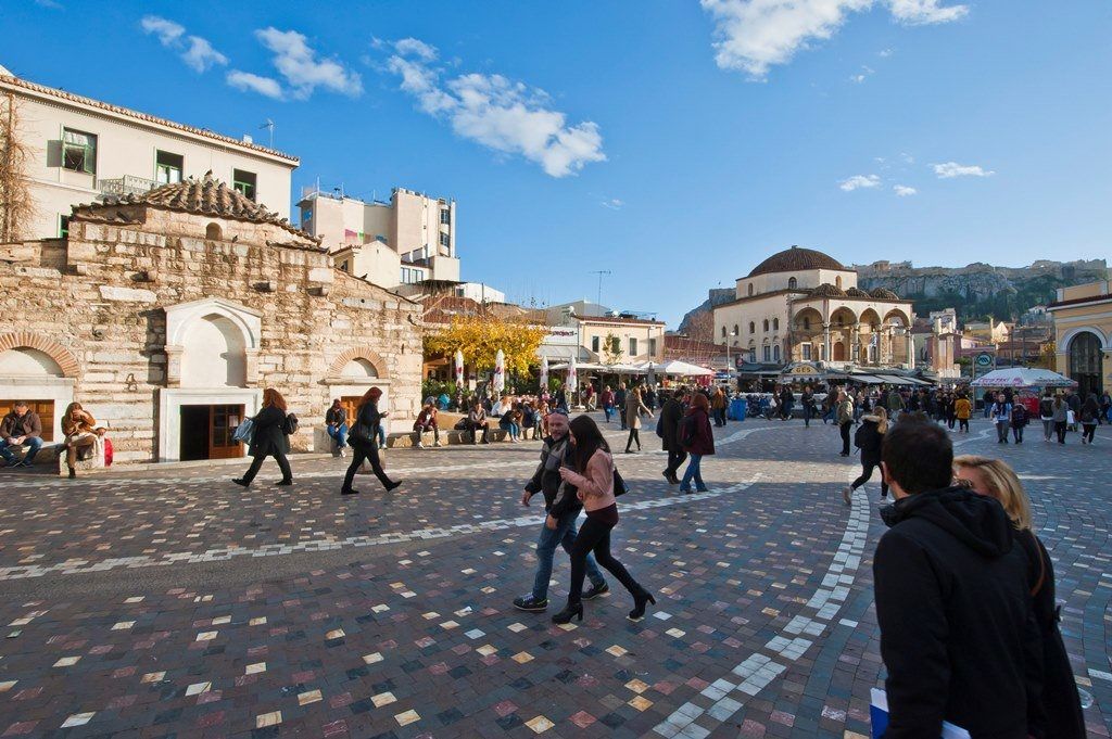 Monastiraki Square in Athens. Photo source: visit Greece