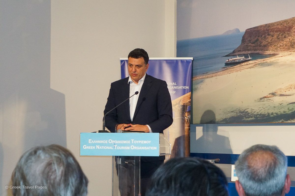 Greek Tourism Minister Vassilis Kikilias.