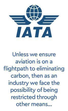 Unless we ensure aviation is on a flightpath to eliminating carbon, then as an industry we face the possibility of being restricted through other means...