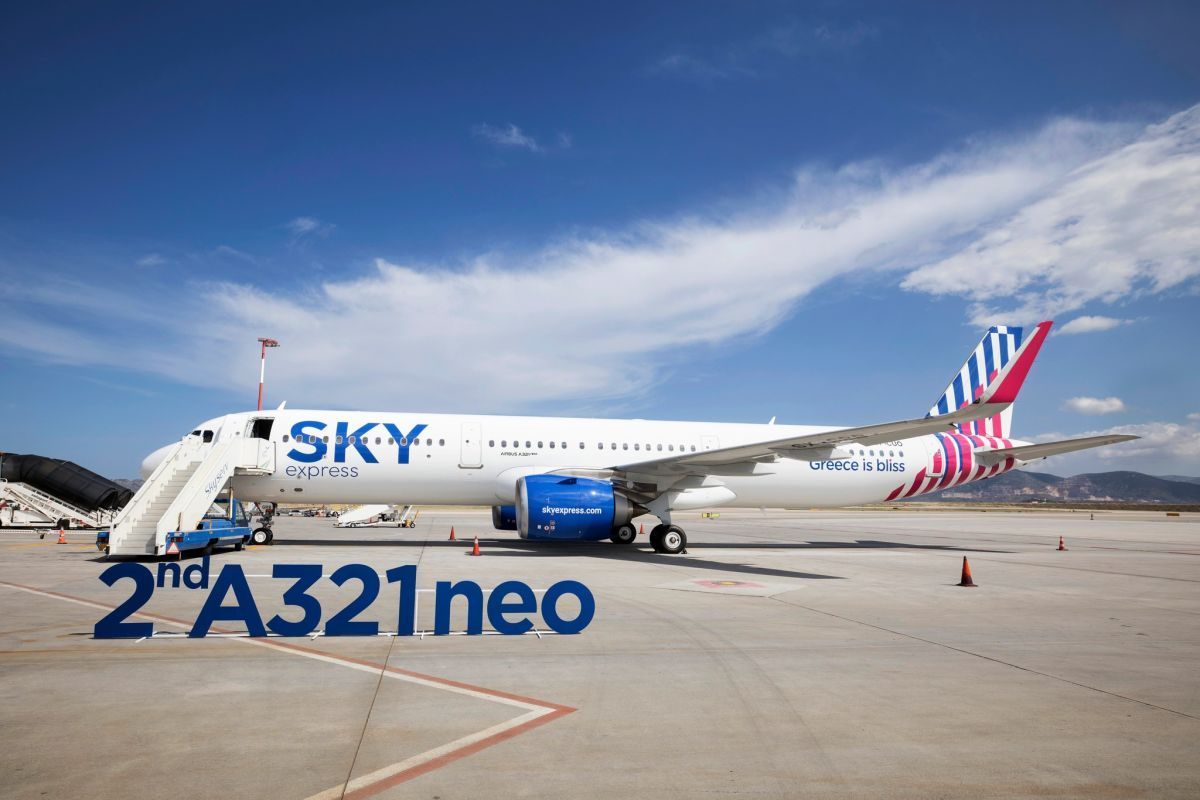 Η ελληνική εταιρεία SKY Express παραλαμβάνει το δεύτερο Airbus A321neo