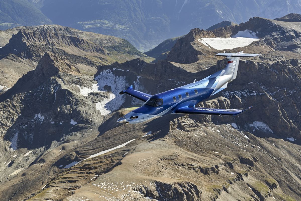 The PC-12 NGX aircraft. Photo source: Zela Aviation