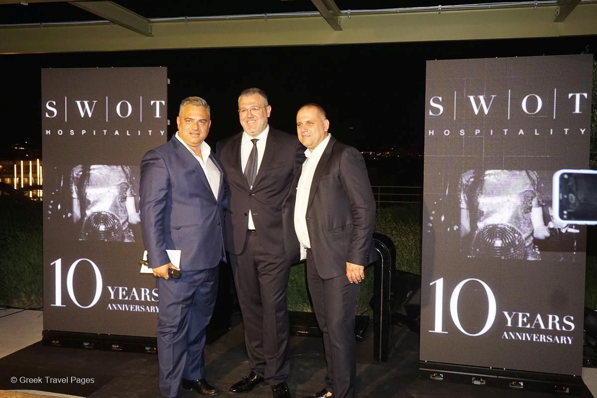 SWOT's team: Panos Constantinidis (CEO and co-founder), Yiorgos Constantinidis (co-founder) and Stelios Koutsivitis (president).