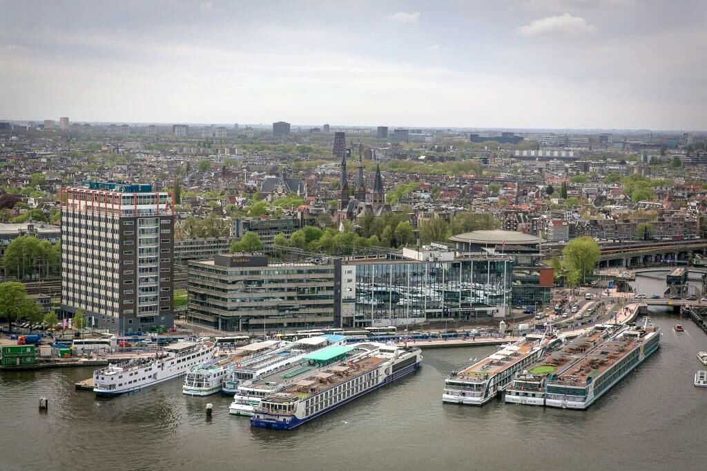 The terminal of the cruise port in Amsterdam. Photo source: Amsterdam Cruise Port / Photo © Merijn Roubroeks
