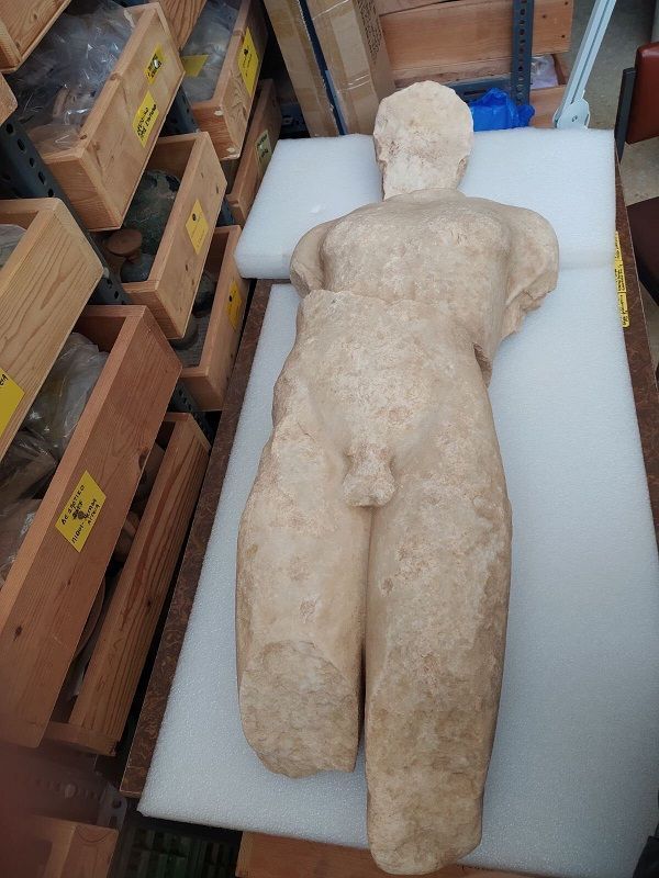 The archaic kouros. Photo source: Culture Ministry.