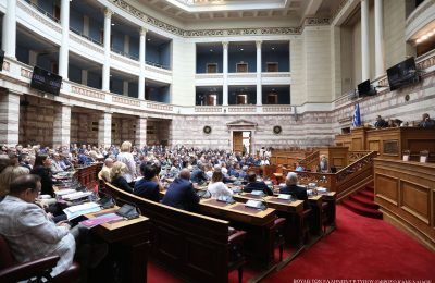Photo source: Hellenic Parliament Press Office / © Froso Kanellidou