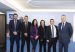 AIA's CEO, Yiannis Paraschis; Chief Strategy Officer (CSO), Giorgos Kallimasias; Director of Financial Services, Nadia Xirogianni; Director Communications & Marketing, Ioanna Papadopoulou; Chief Financial Officer (CFO), Panagiotis Michalarogiannis; and Director of Investor Relations, Giorgos Eleftheriou. Photo source: AIA