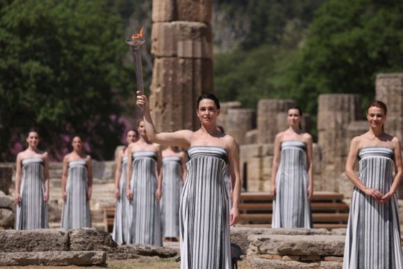 Paris 2024 Olympic Flame Lit at Ancient Olympia, Countdown to Games Begins