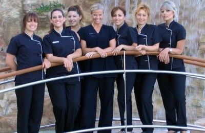 The spa staff at the Elysium Resort & SPA in Rodos.