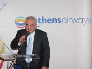 We will fly to destinations that are not serviced adequately nor frequently, initially within Greece and very soon abroad," said Athens Airways owner and CEO, Sakis Andrianopoulos, at the presentation of the carrier’s program and services.