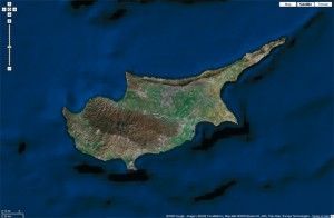 Google-earth Cyprus map