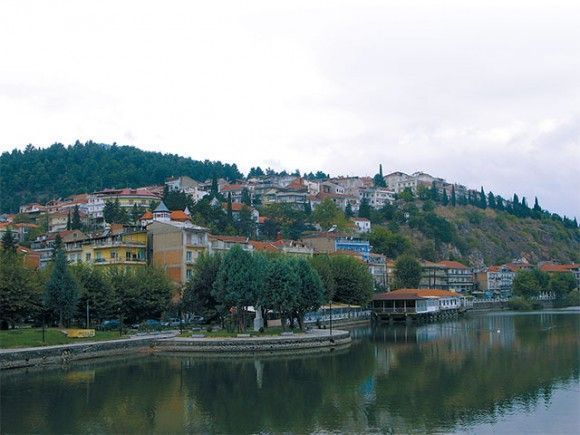 A boat ride on Lake Kastoria can offer views of the city that boasts the famous Kastoria Mansions and Byzantine churches.