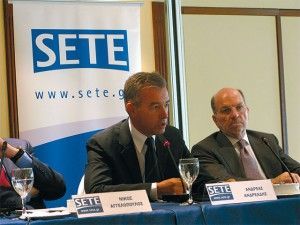 Andreas Andreadis, vice-president of SETE and president of the Hellenic Hotel Federation, made reference to the common real estate tax (ETAK) and sojourn tax that are imposed on the hotel industry. In regards to the federation's aim to lift the sojourn tax, Mr. Andreadis noted that their aim is not to deprive finances from local government, but to find a fair competition model for all.