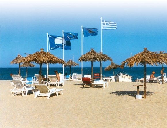 428 Greek beaches and 9 marinas awarded with a blue flag for 2007.