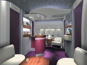 Qatar Airways' new look includes an on-board first-class lounge.