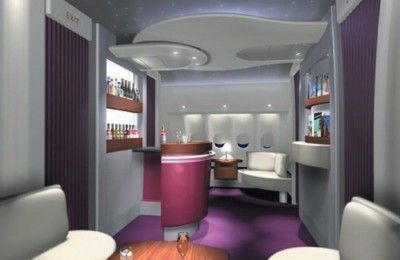 Qatar Airways' new look includes an on-board first-class lounge.