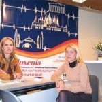 Chrysa Krassa, head of organization for Helexpo's Philoxenia travel fair, with her assistant, Nelli Agelopoulou. Philoxenia, to be held November 16 to 19 this year at Helexpo in Thessaloniki, now considers itself a meeting point for new emerging markets of southeast Europe and the eastern Mediterranean.