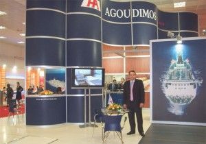 Agoudimos's sales and marketing manager Georgos Roumeliotis welcomed a barrage of consumers checking out the new season's schedules. As well, travel agents dropped by to compliment management on the FAM cruise the line held for provincial travel professionals this past summer to Bari on the renovated Ionian King and Ionian Queen ferries.