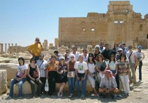 Greek travel agents during their recent visit to Syria.