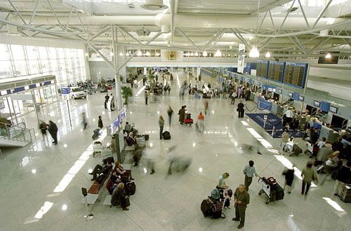 The Greek capital's airport is 44 percent more expensive than other big European airports.