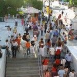 While Athenians were away for their vacation, swarms of tourists from around the world took over central Athens. Most flocked to the Syntagma and Plaka areas day and night.
