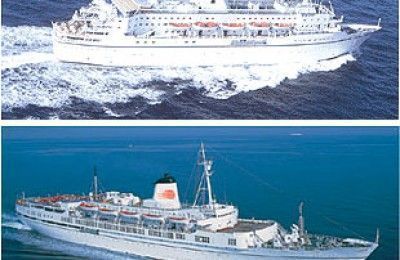 Louis Cruise Lines' first ships, Calypso and Ithaki, that are to sail out of Piraeus next spring.
