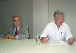 Research Institute for Tourism (ITEP) board member Konstantinos Avrampos and the institute’s Professor Panagiotis Pavlopoulos.