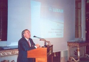 Dinos Mitsiou, chairman and chief executive officer of Amphitrion Holidays acts as the Luxair representative in Greece.