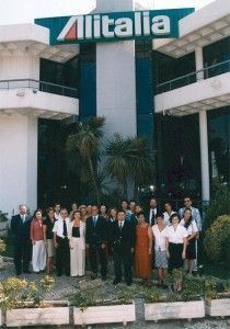 Alitalia's Athens office and its staff.
